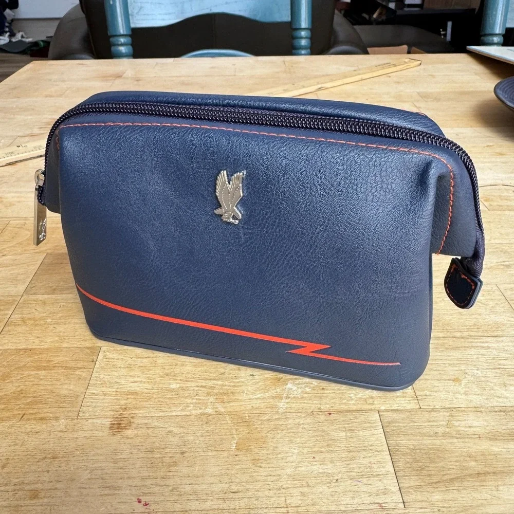 American Airlines Centennial Premium Cabin Amenity Kit Bag Zip 6.5x4.5